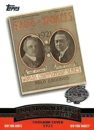 2004 Topps - Fall Classic Covers #FC1921 - 1921 World Series