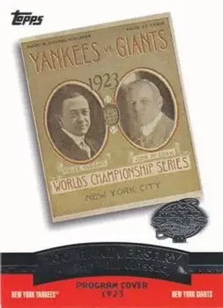 2004 Topps - Fall Classic Covers #FC1923 - 1923 World Series