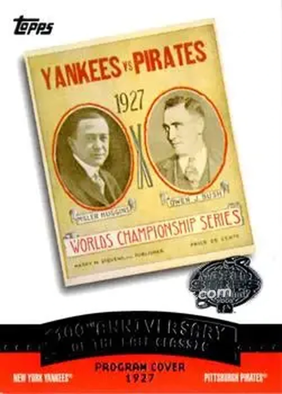 2004 Topps - Fall Classic Covers #FC1927 - 1927 World Series - Front