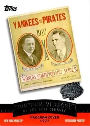 2004 Topps #FC1927 Fall Classic Covers 1927 World Series
