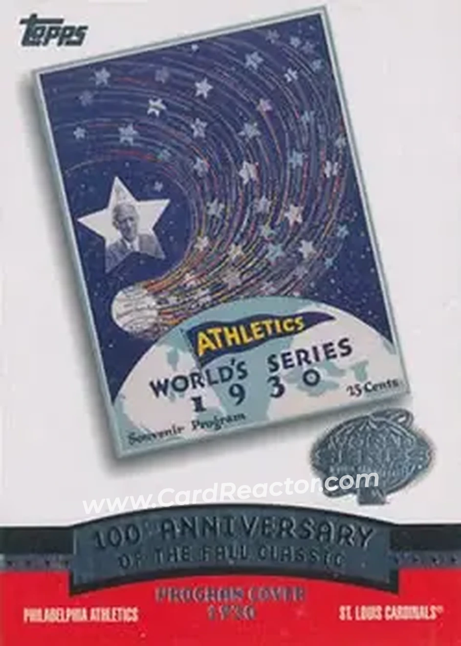 2004 Topps - Fall Classic Covers #FC1930 - 1930 World Series - Front 2004 Topps - Fall Classic Covers #FC1930 - 1930 World Series - Front