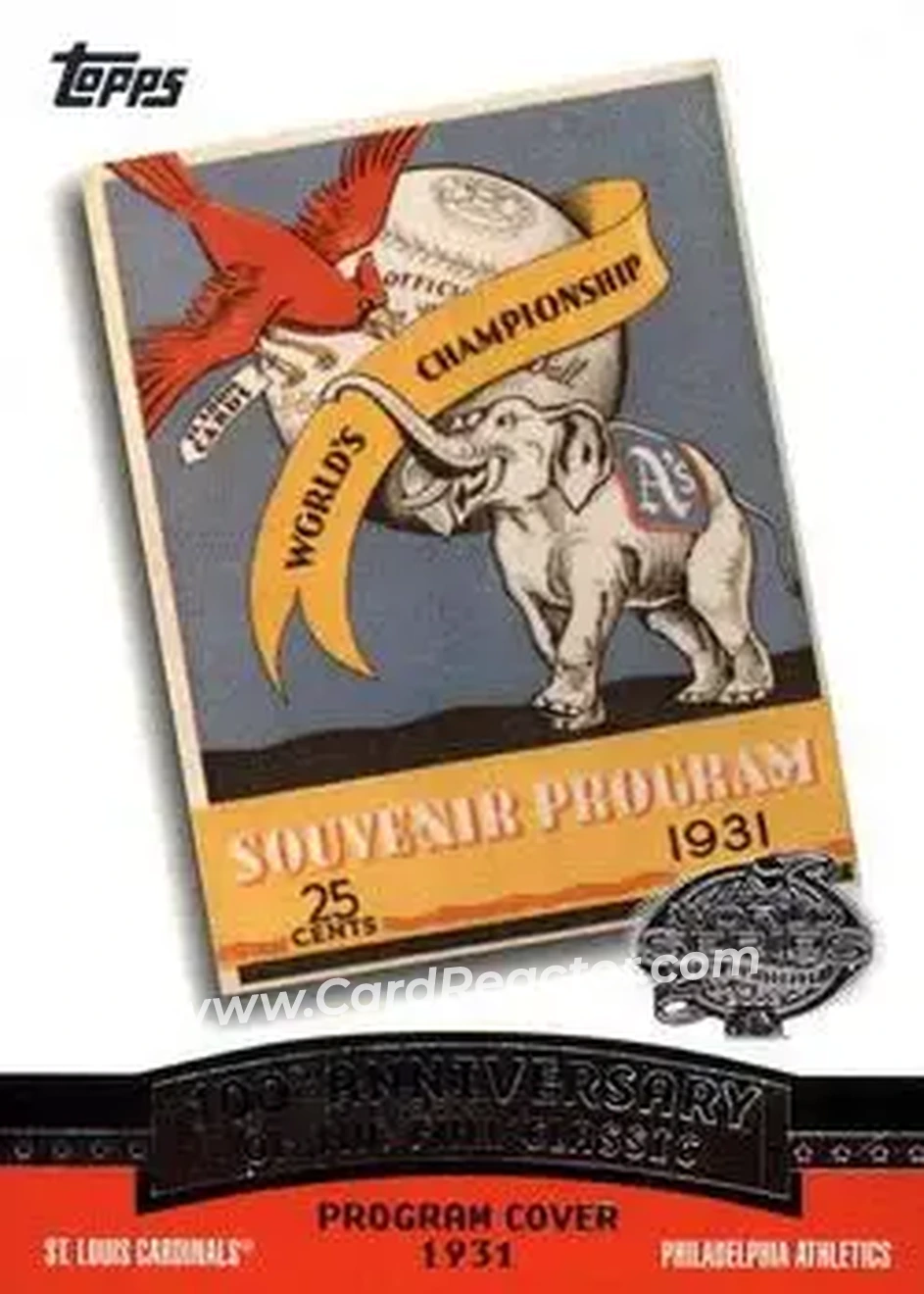 2004 Topps - Fall Classic Covers #FC1931 - 1931 World Series - Front
