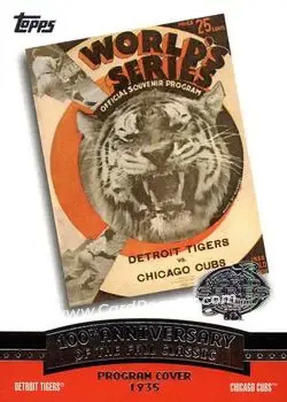 2004 Topps - Fall Classic Covers #FC1935 - 1935 World Series - Front