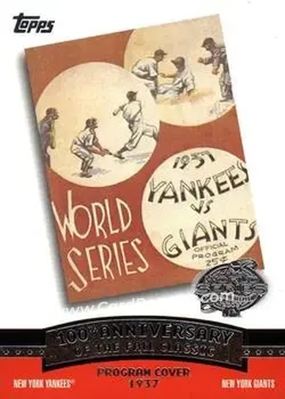 2004 Topps - Fall Classic Covers #FC1937 - 1937 World Series - Front