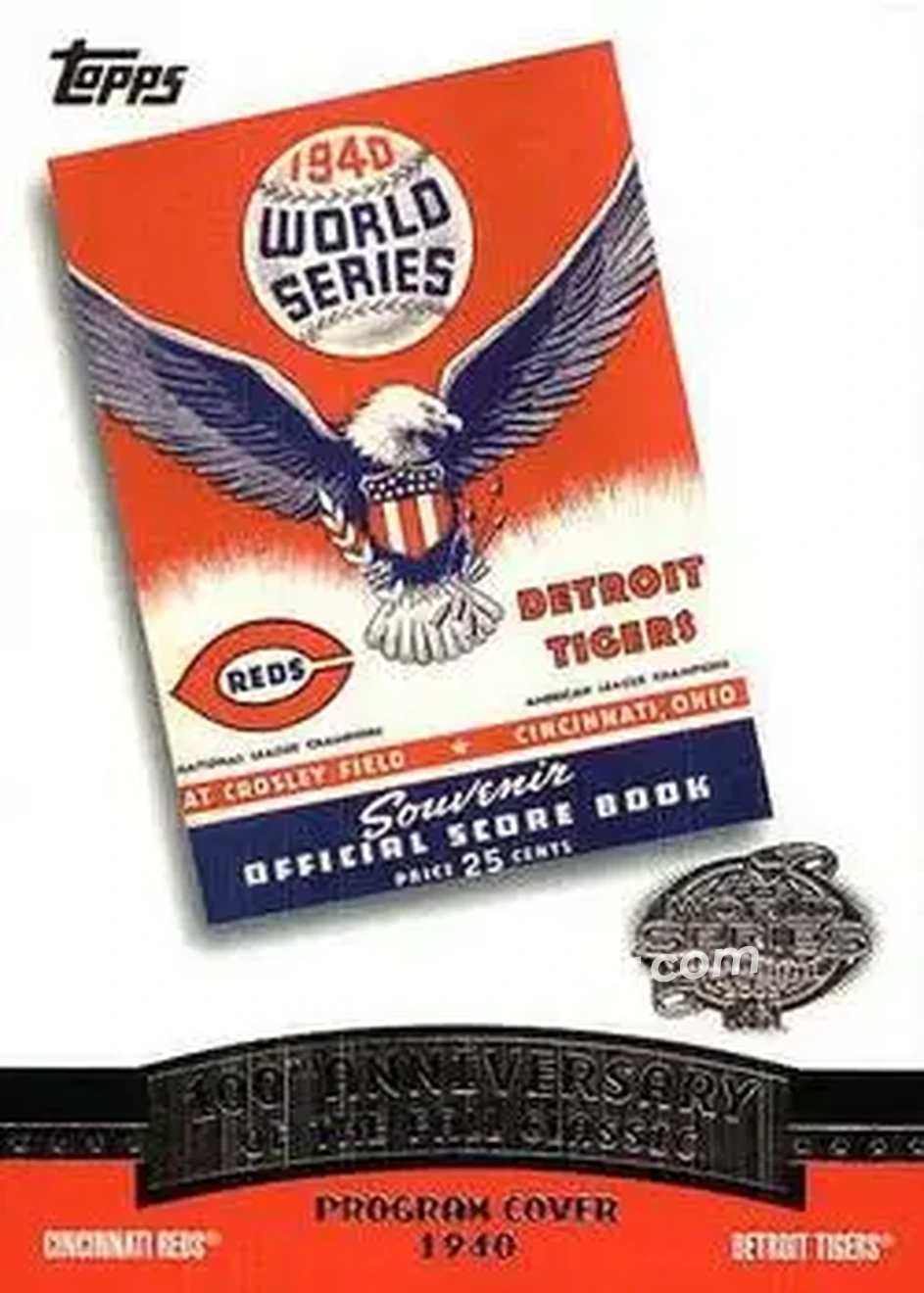 2004 Topps - Fall Classic Covers #FC1940 - 1940 World Series - Front