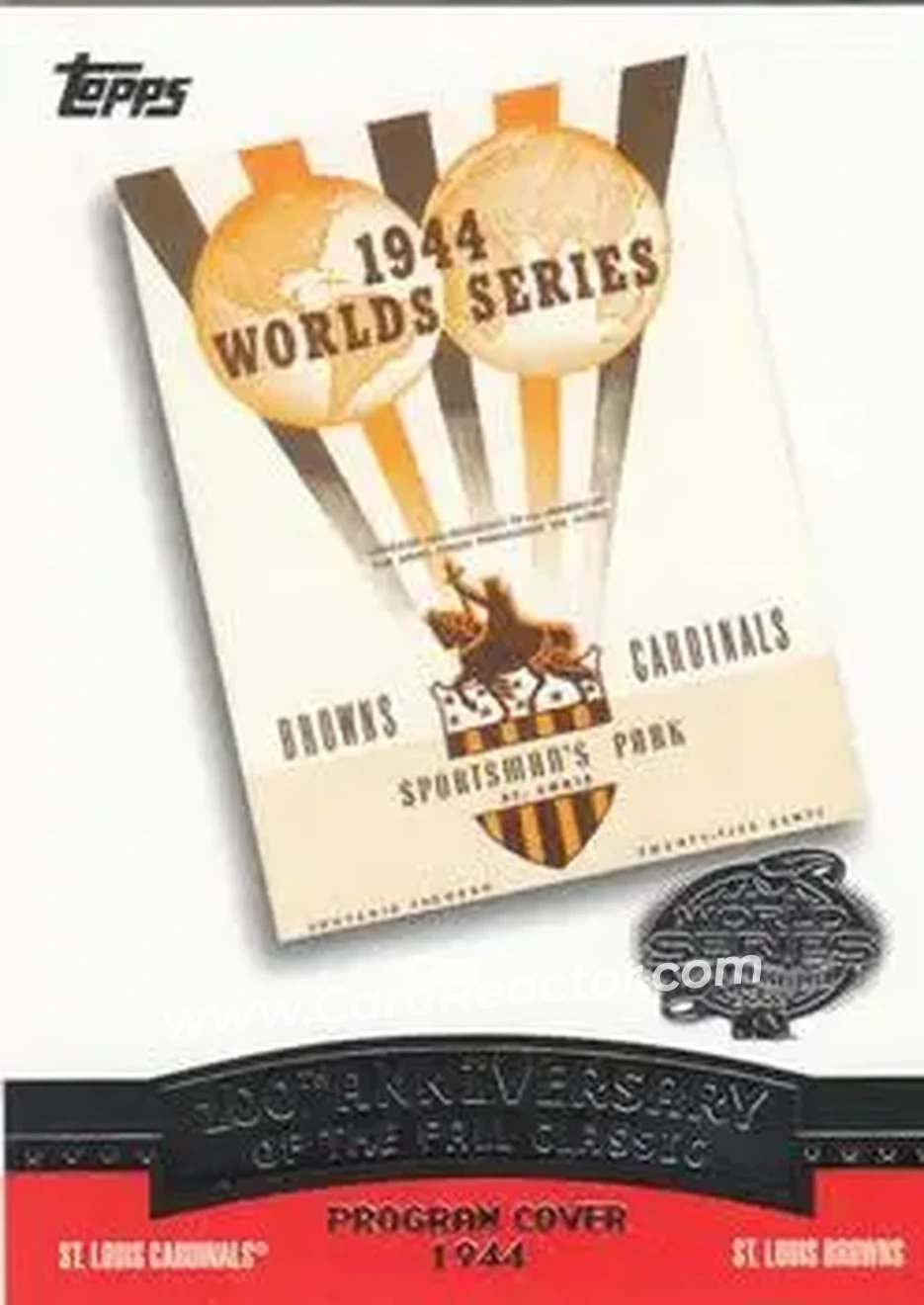2004 Topps - Fall Classic Covers #FC1944 - 1944 World Series - Front