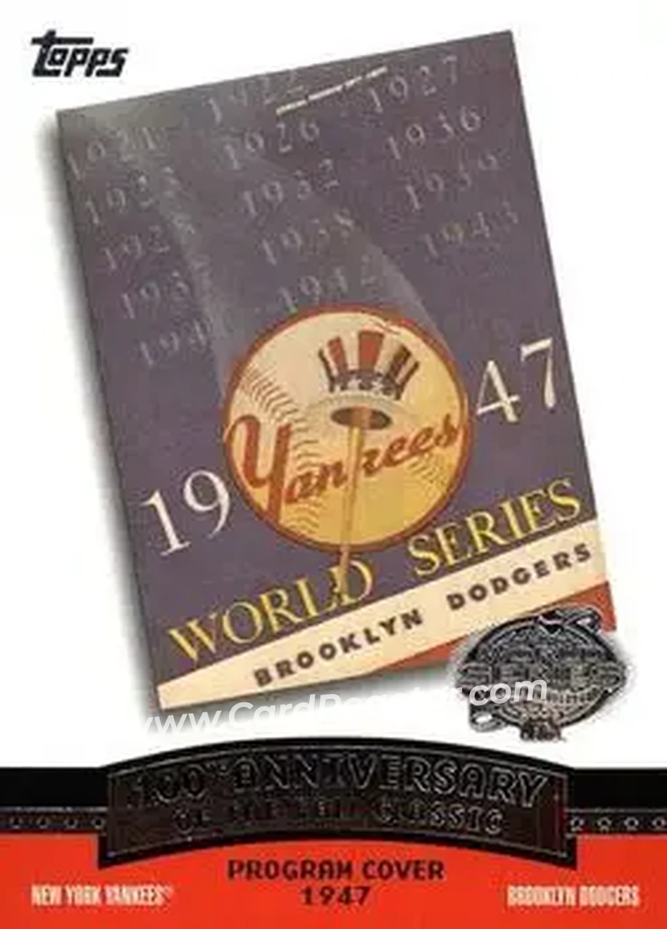 2004 Topps - Fall Classic Covers #FC1947 - 1947 World Series - Front 2004 Topps - Fall Classic Covers #FC1947 - 1947 World Series - Front