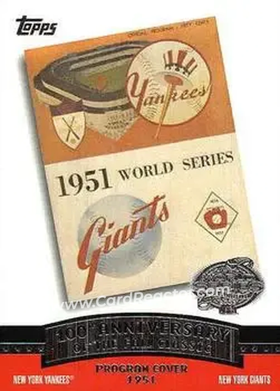 2004 Topps - Fall Classic Covers #FC1951 - 1951 World Series - Front