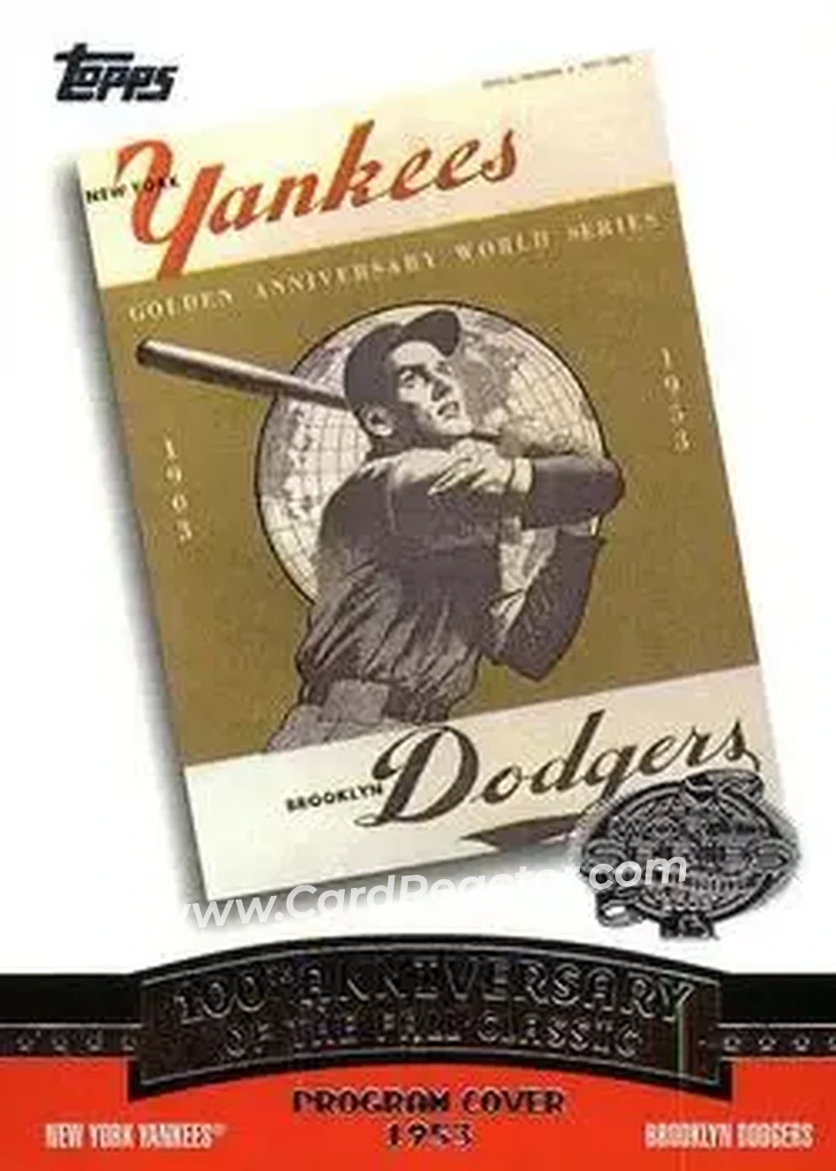 2004 Topps - Fall Classic Covers #FC1953 - 1953 World Series - Front