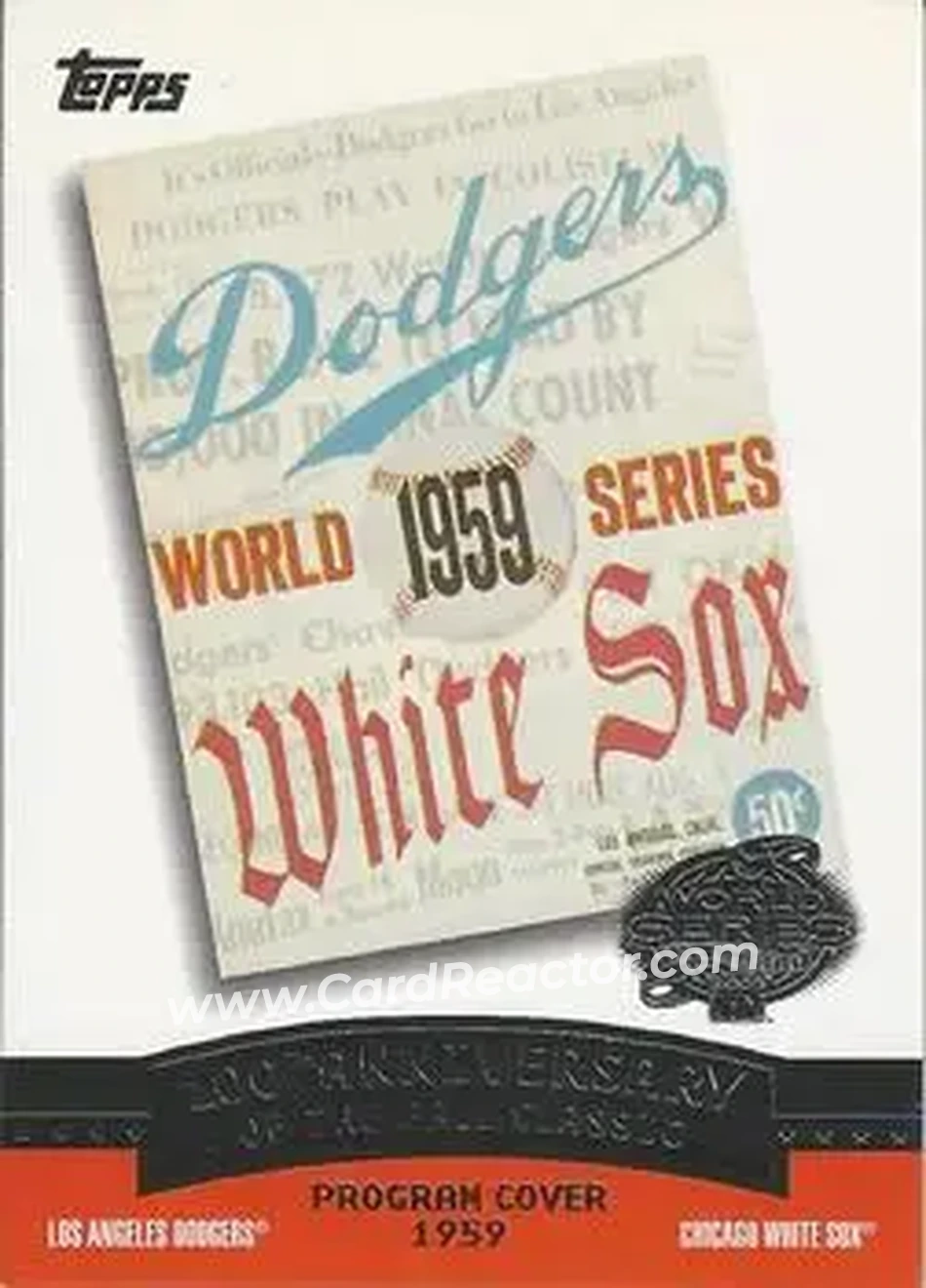 2004 Topps - Fall Classic Covers #FC1959 - 1959 World Series - Front