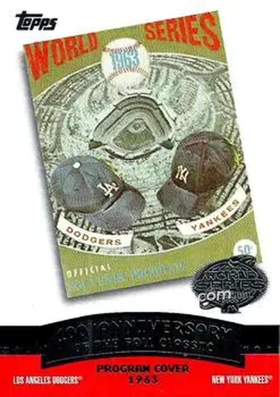 2004 Topps - Fall Classic Covers #FC1963 - 1963 World Series - Front