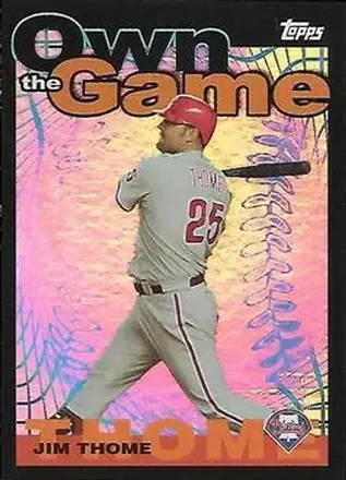 2004 Topps - Own the Game #OG1 - Jim Thome - Philadelphia Phillies