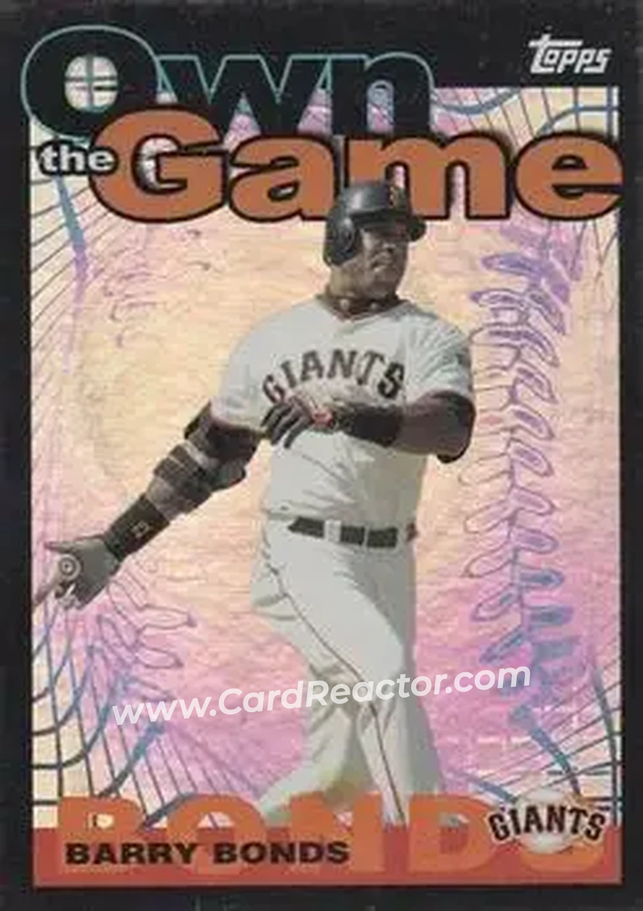 2004 Topps - Own the Game #OG4 - Barry Bonds - San Francisco Giants - Front