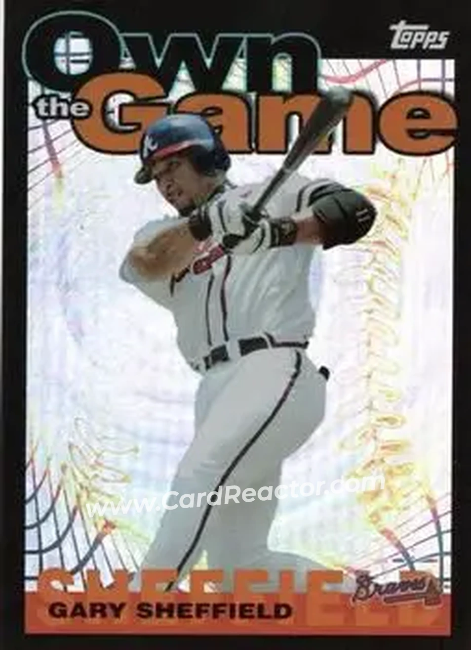 2004 Topps - Own the Game #OG9 - Gary Sheffield - Atlanta Braves - Front