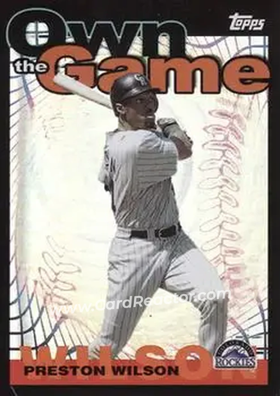 2004 Topps - Own the Game #OG17 - Preston Wilson - Colorado Rockies - Front 2004 Topps - Own the Game #OG17 - Preston Wilson - Colorado Rockies - Front