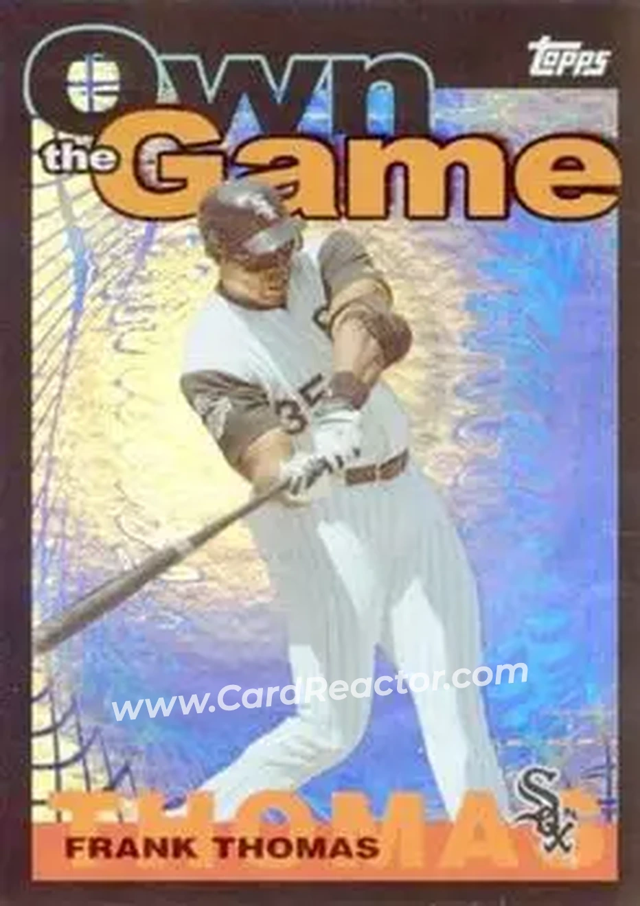 2004 Topps - Own the Game #OG18 - Frank Thomas - Chicago White Sox - Front