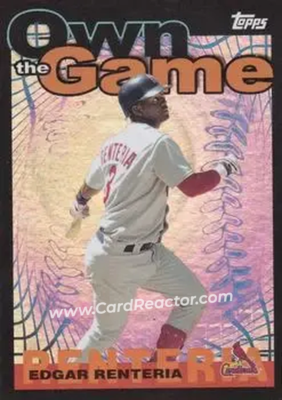 2004 Topps - Own the Game #OG23 - Edgar Renteria - St. Louis Cardinals - Front