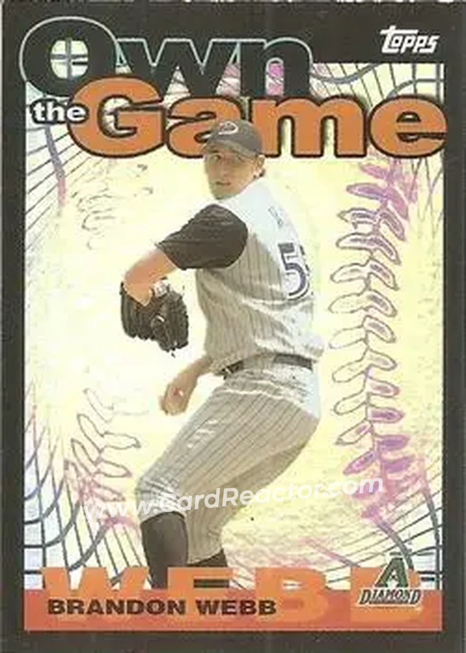 2004 Topps - Own the Game #OG30 - Brandon Webb - Arizona Diamondbacks - Front