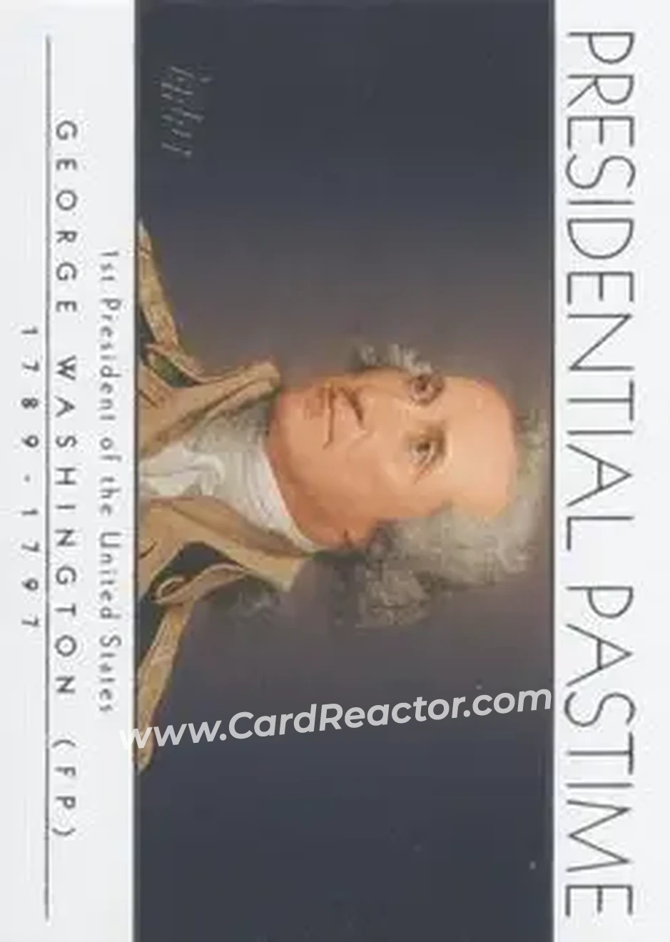 2004 Topps - Presidential Pastime #PP1 - George Washington - Front
