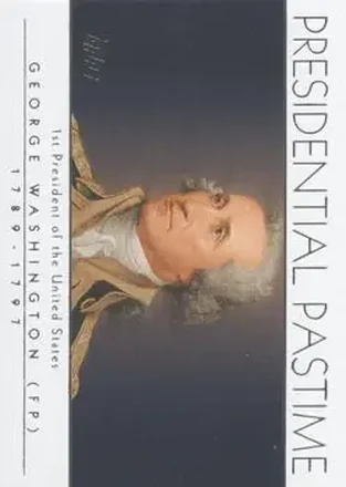 2004 Topps #PP1 Presidential Pastime George Washington
