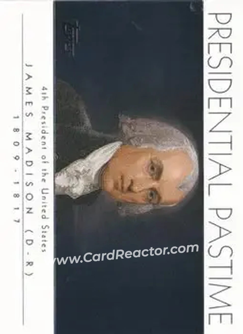 2004 Topps - Presidential Pastime #PP4 - James Madison - Front