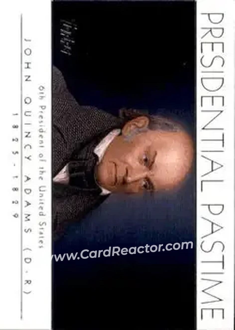2004 Topps - Presidential Pastime #PP6 - John Quincy Adams - Front