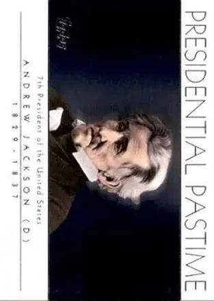 2004 Topps #PP7 Presidential Pastime Andrew Jackson