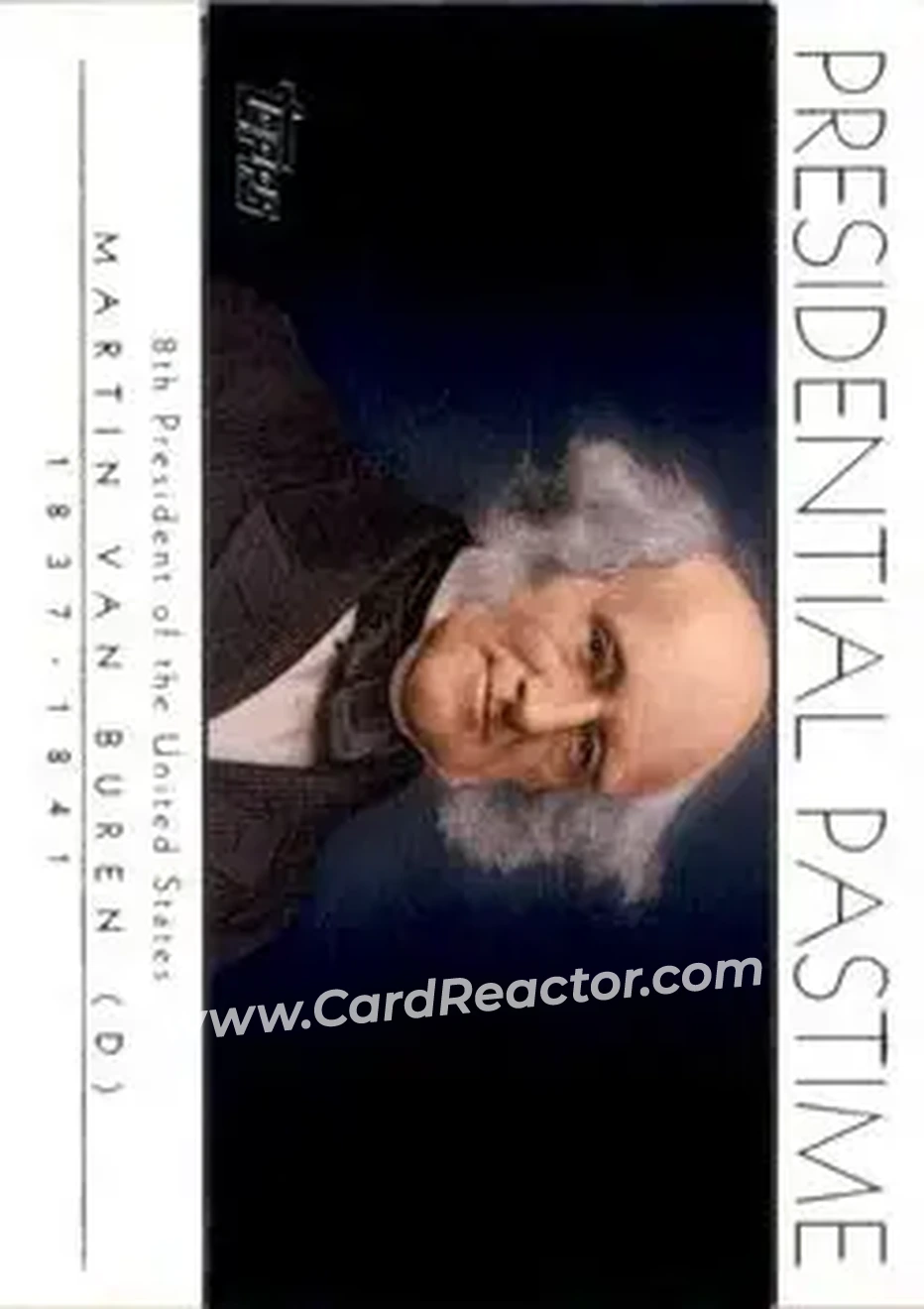 2004 Topps - Presidential Pastime #PP8 - Martin Van Buren - Front
