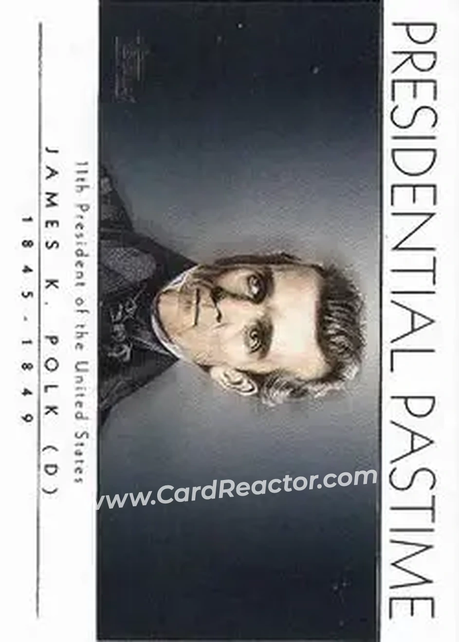 2004 Topps - Presidential Pastime #PP11 - James K. Polk - Front