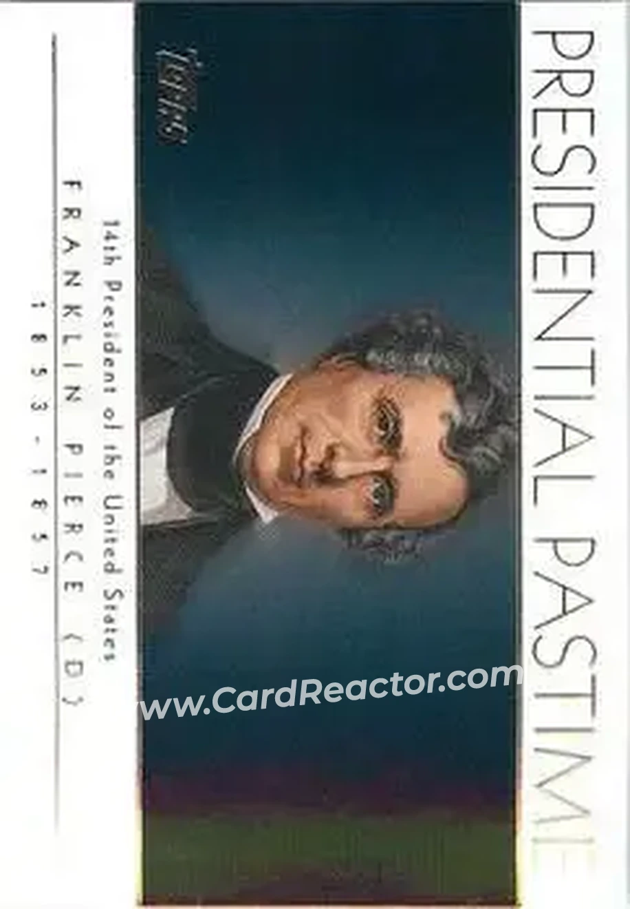 2004 Topps - Presidential Pastime #PP14 - Franklin Pierce - Front