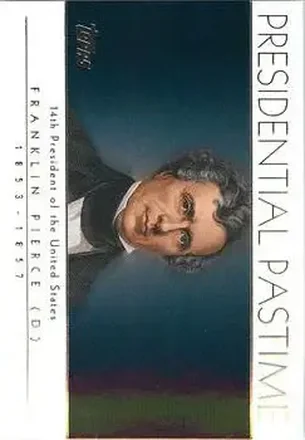2004 Topps #PP14 Presidential Pastime Franklin Pierce