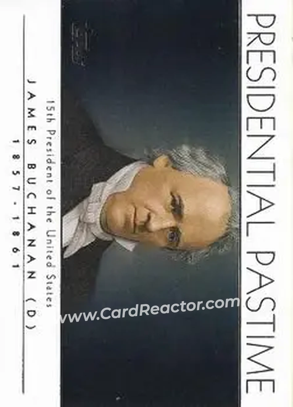 2004 Topps - Presidential Pastime #PP15 - James Buchanan - Front