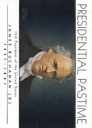 2004 Topps #PP15 Presidential Pastime James Buchanan