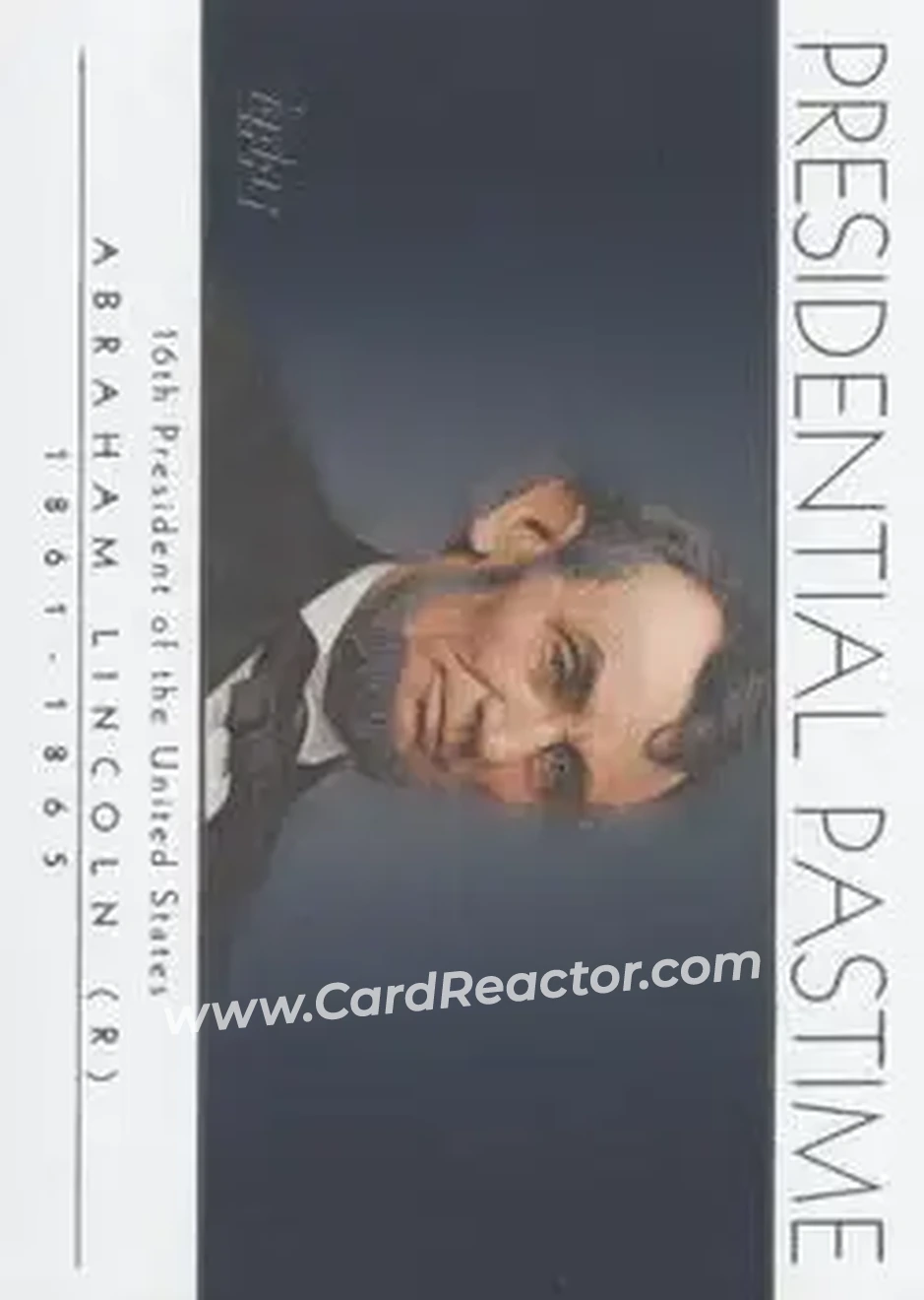 2004 Topps - Presidential Pastime #PP16 - Abraham Lincoln - Front