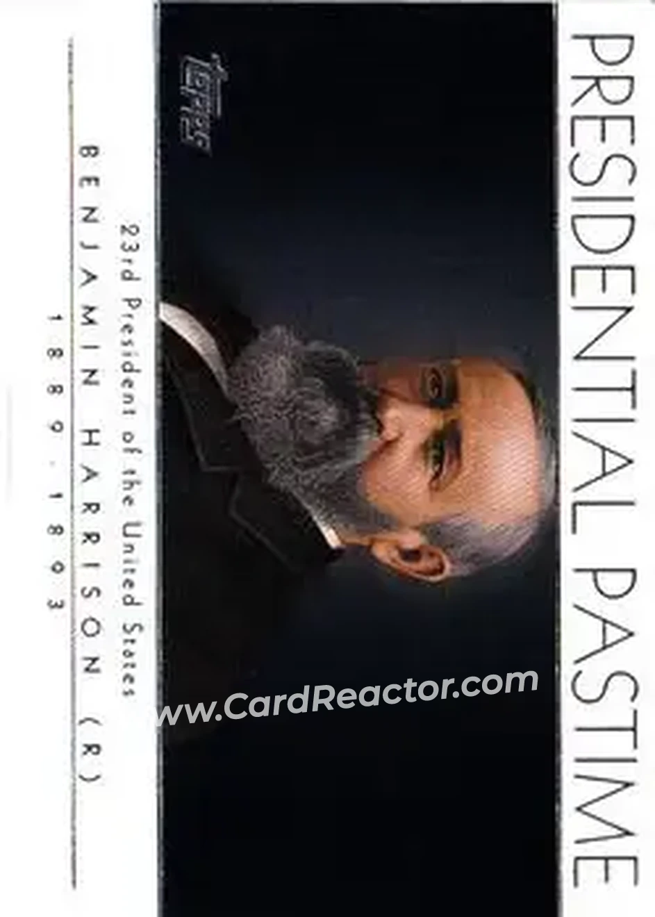 2004 Topps - Presidential Pastime #PP23 - Benjamin Harrison - Front