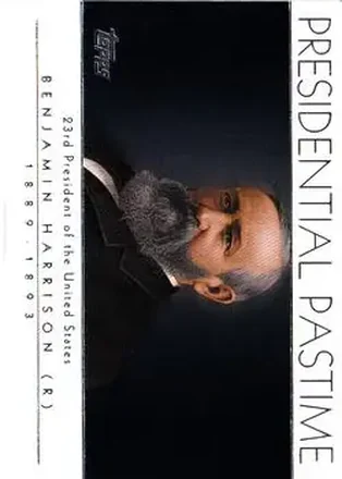 2004 Topps #PP23 Presidential Pastime Benjamin Harrison