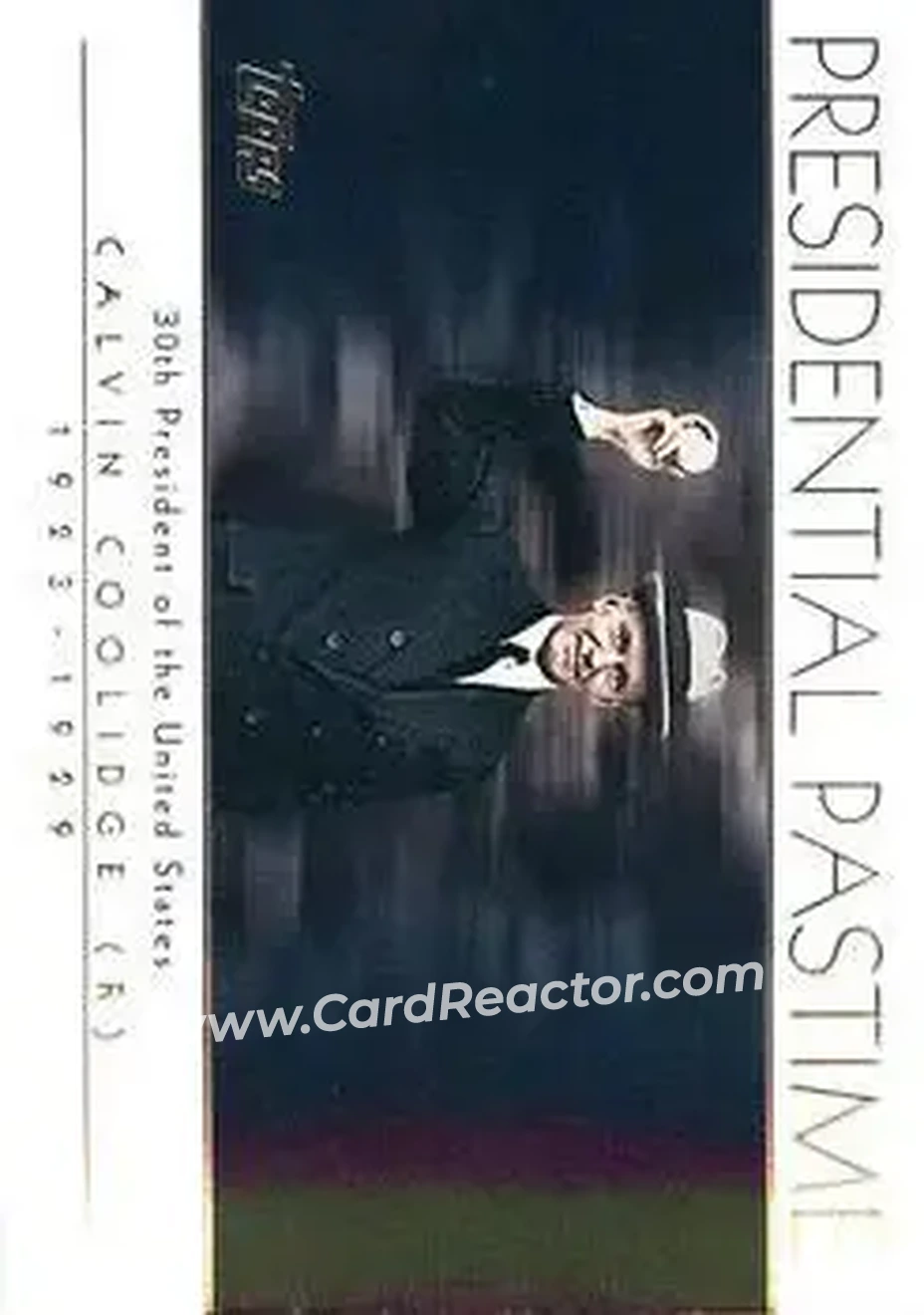 2004 Topps - Presidential Pastime #PP29 - Calvin Coolidge - Front