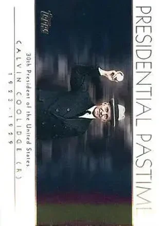 2004 Topps - Presidential Pastime #PP29 - Calvin Coolidge