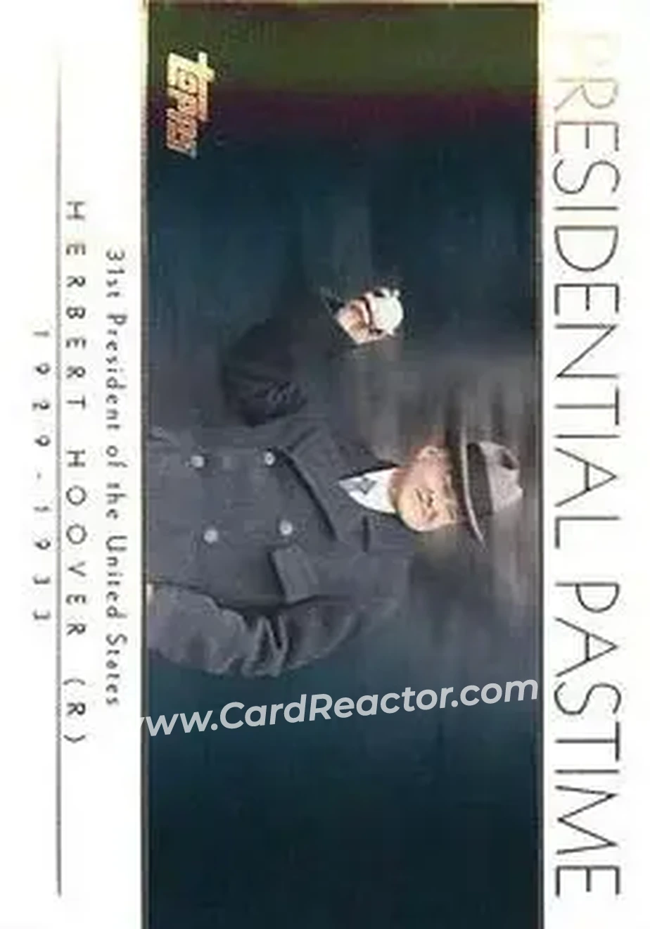 2004 Topps - Presidential Pastime #PP30 - Herbert Hoover - Front