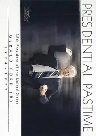 2004 Topps - Presidential Pastime #PP37 - Gerald Ford