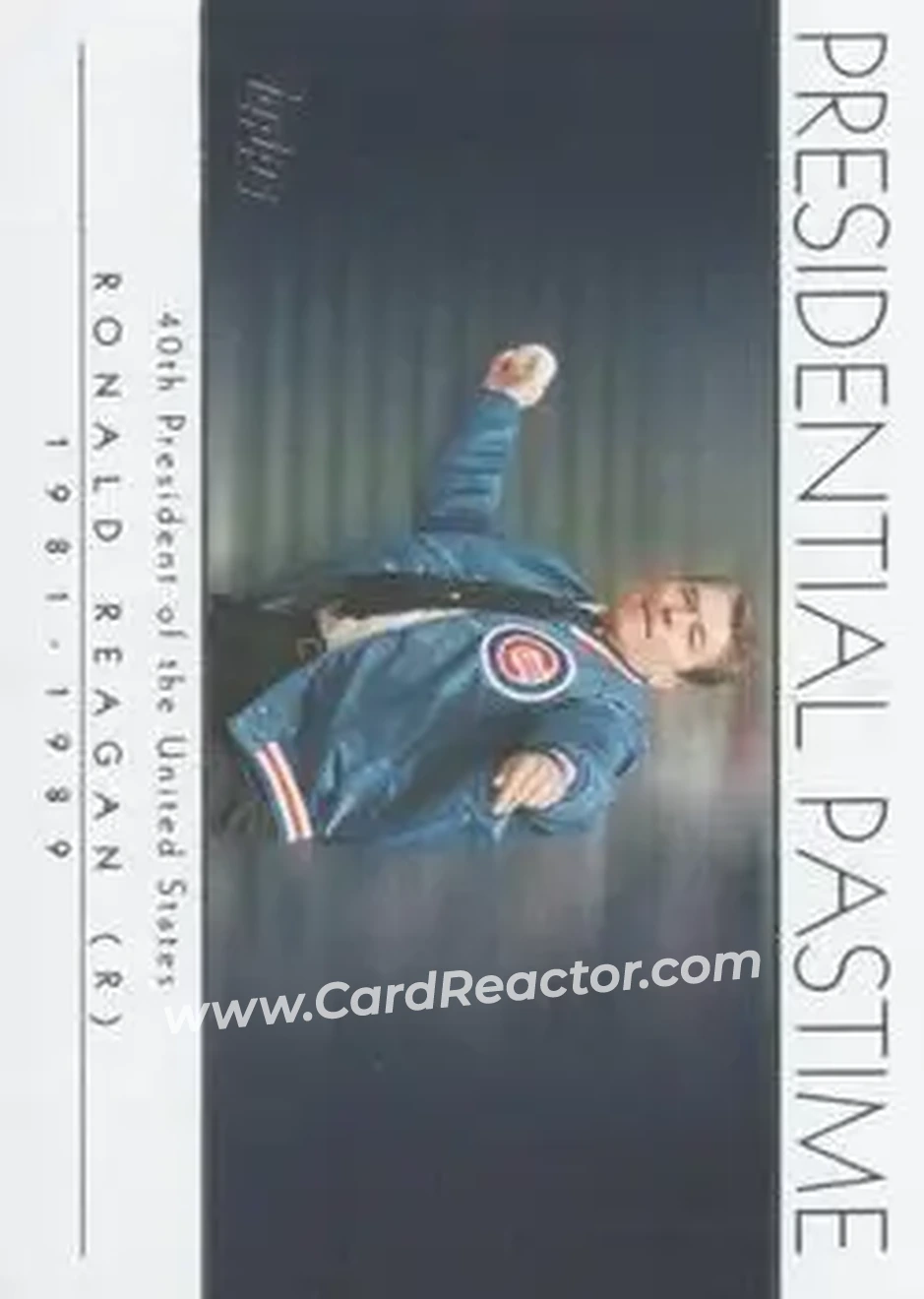 2004 Topps - Presidential Pastime #PP39 - Ronald Reagan - Front 2004 Topps - Presidential Pastime #PP39 - Ronald Reagan - Front