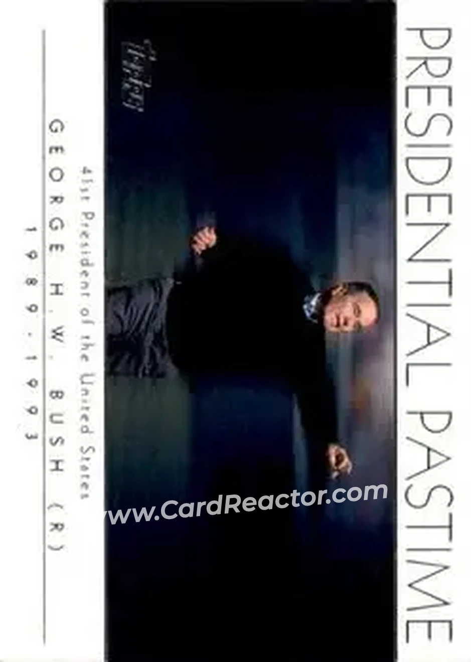 2004 Topps - Presidential Pastime #PP40 - George H.W. Bush - Front