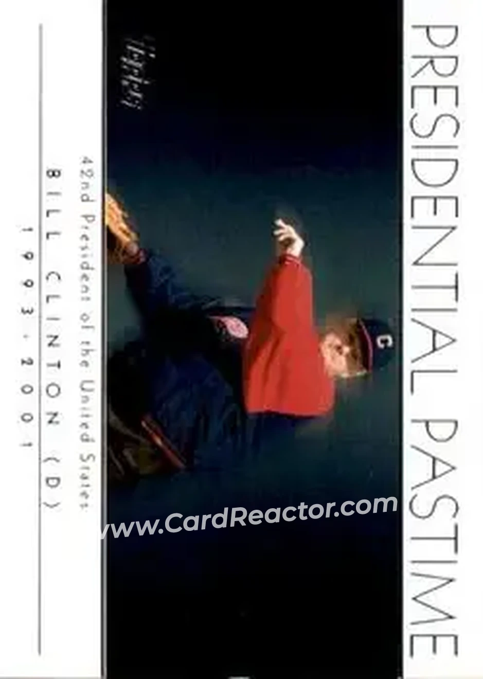 2004 Topps - Presidential Pastime #PP41 - Bill Clinton - Front