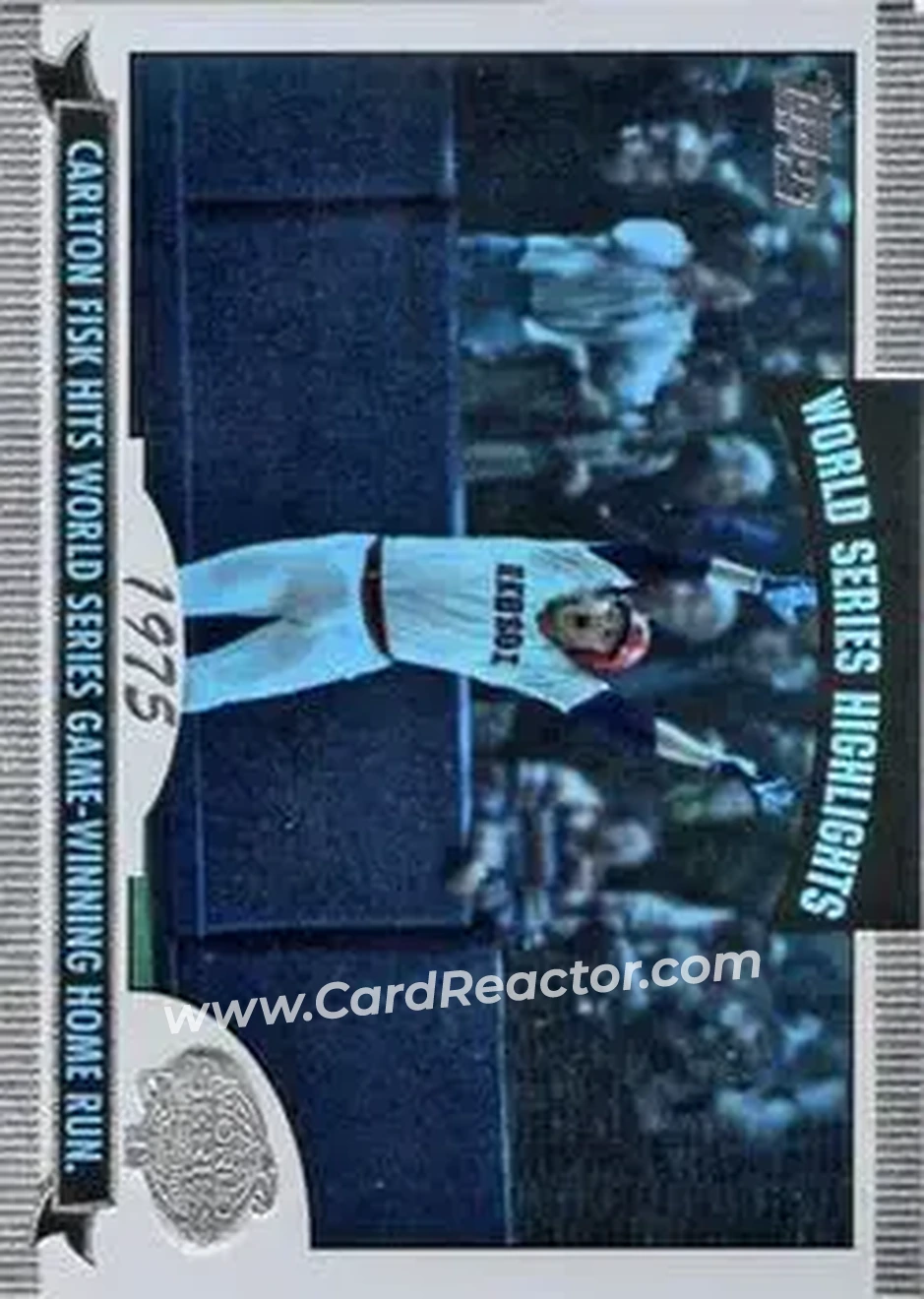 2004 Topps - World Series Highlights (Series One) #WS-CF - Carlton Fisk - Boston Red Sox - Front