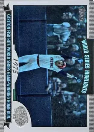 2004 Topps - World Series Highlights (Series One) #WS-CF - Carlton Fisk - Boston Red Sox