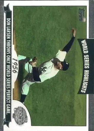 2004 Topps #WS-DL World Series Highlights (Series One) Don Larsen