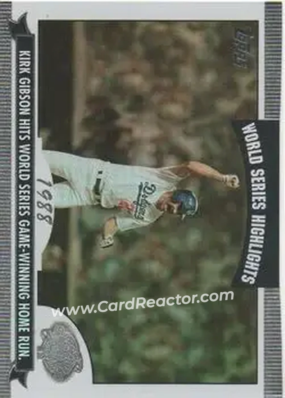 2004 Topps - World Series Highlights (Series One) #WS-KG - Kirk Gibson - Los Angeles Dodgers - Front