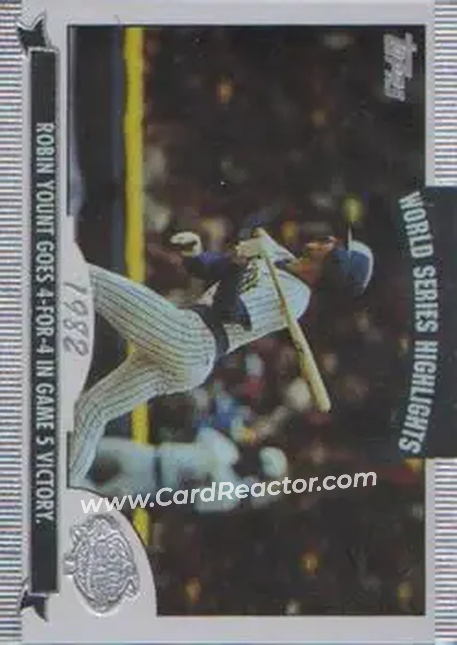 2004 Topps - World Series Highlights (Series One) #WS-RY - Robin Yount - Milwaukee Brewers - Front