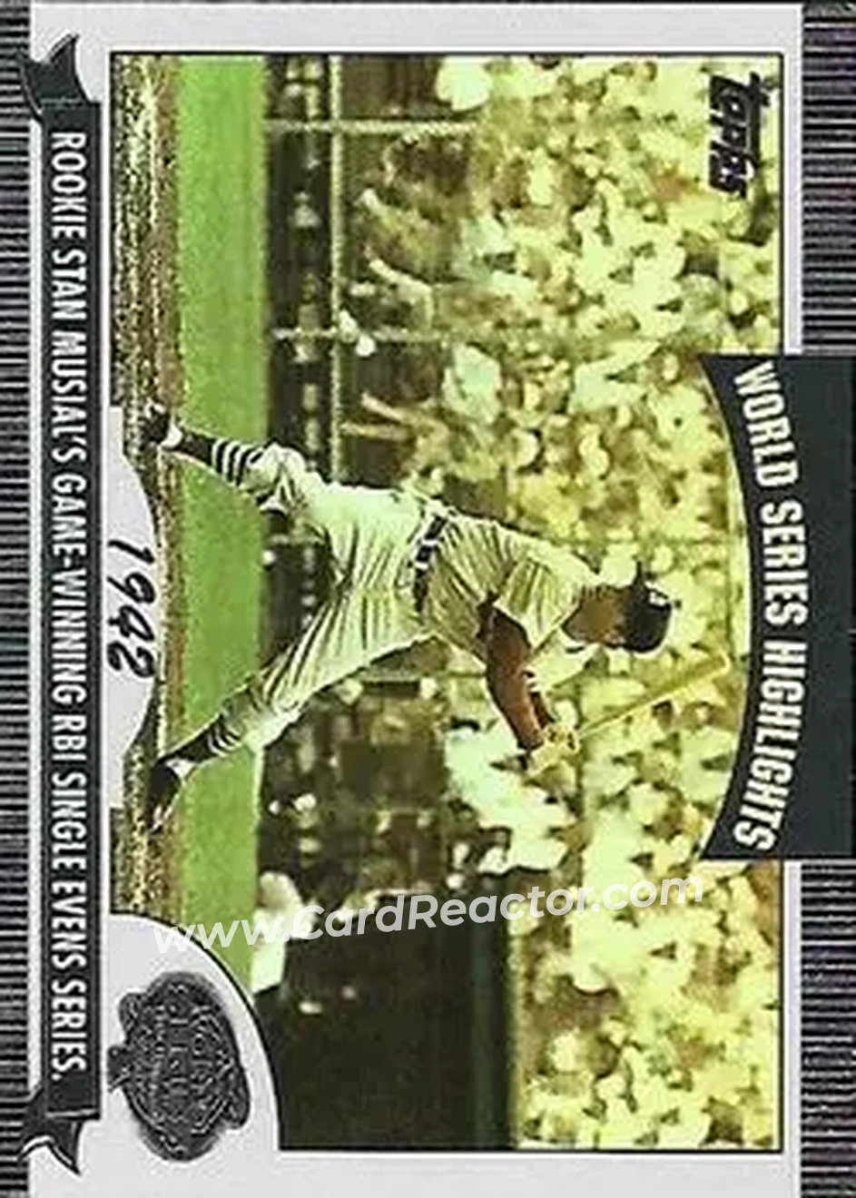 2004 Topps - World Series Highlights (Series One) #WS-SM - Stan Musial - St. Louis Cardinals - Front