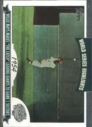 2004 Topps #WS-WM World Series Highlights (Series One) Willie Mays